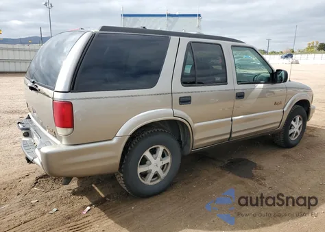1999 Oldsmobile Bravada из США, поврежденный, VIN 1GHDT13W7X2720659